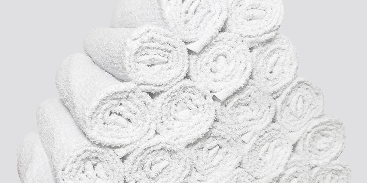 Kit 06 Toalhas Rosto Salão de Beleza Atacado Macia Profissional Branco