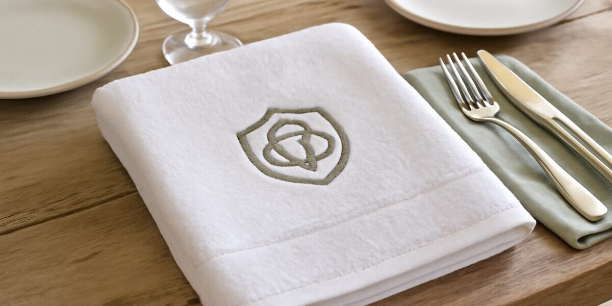 Toalha Bordada Logo: Qualidade e Estilo para Seu Negócio