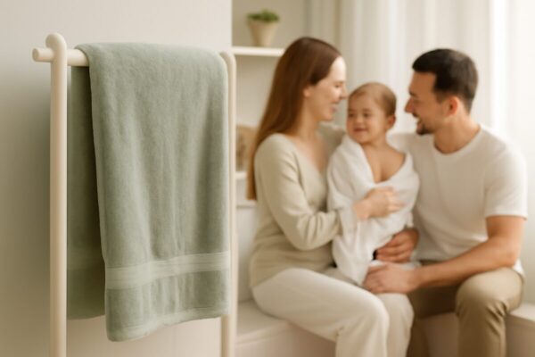 Benefícios da toalha grande de banho para toda a família